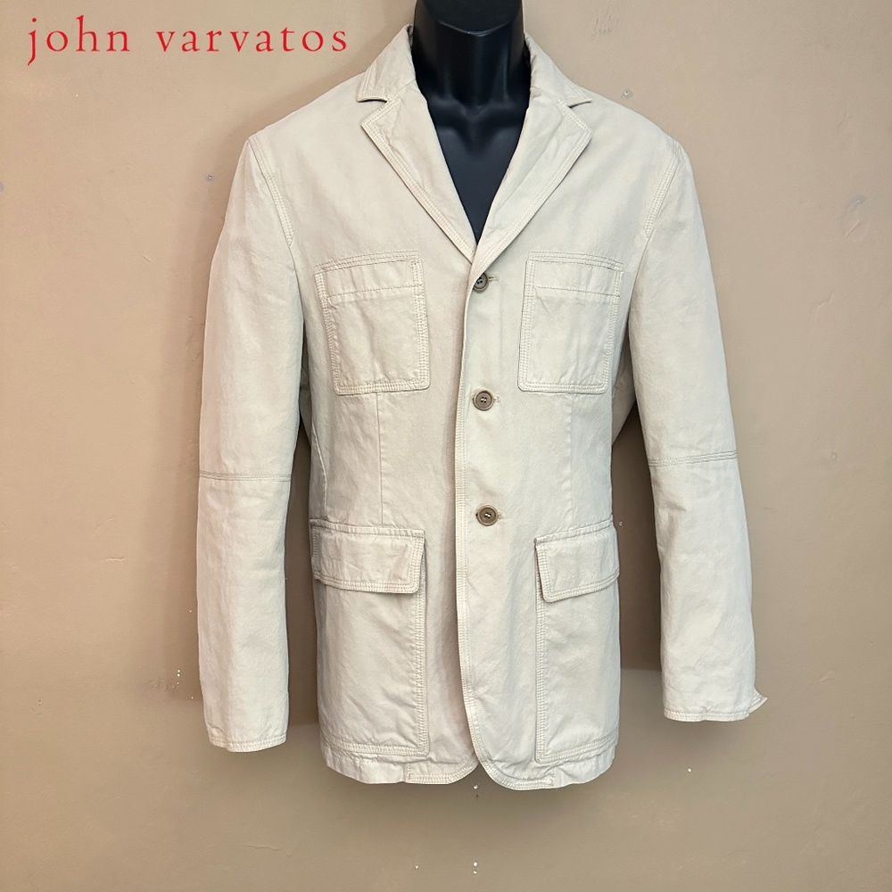 John Varvatos Beige Sport Coat